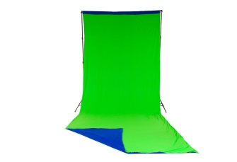 Manfrotto LL LC5887 Chromakey Curtain Reversible 10&#39; x 24&#39; Blue / Green